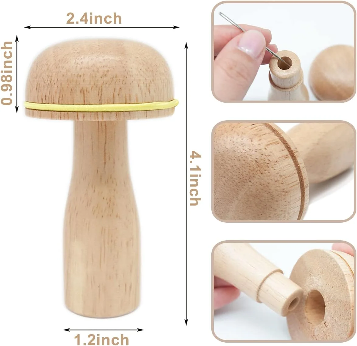 قارچ وصله تندیرن، ابزار خیاطی تخم مرغی چوبی برای تعمیر جوراب، کلاه، شلوار، ژاکت، صنایع دستی خیاطی DIY، قارچ وصله سوزنی چوبی ناز سوراخ های پچ قارچ وصله تندیرن، ابزار خیاطی تخم مرغی چوبی برای تعمیر جوراب، کلاه، شلوار، ژاکت، صنایع دستی خیاطی DIY، قارچ وصله سوزنی چوبی ناز سوراخ های پچ