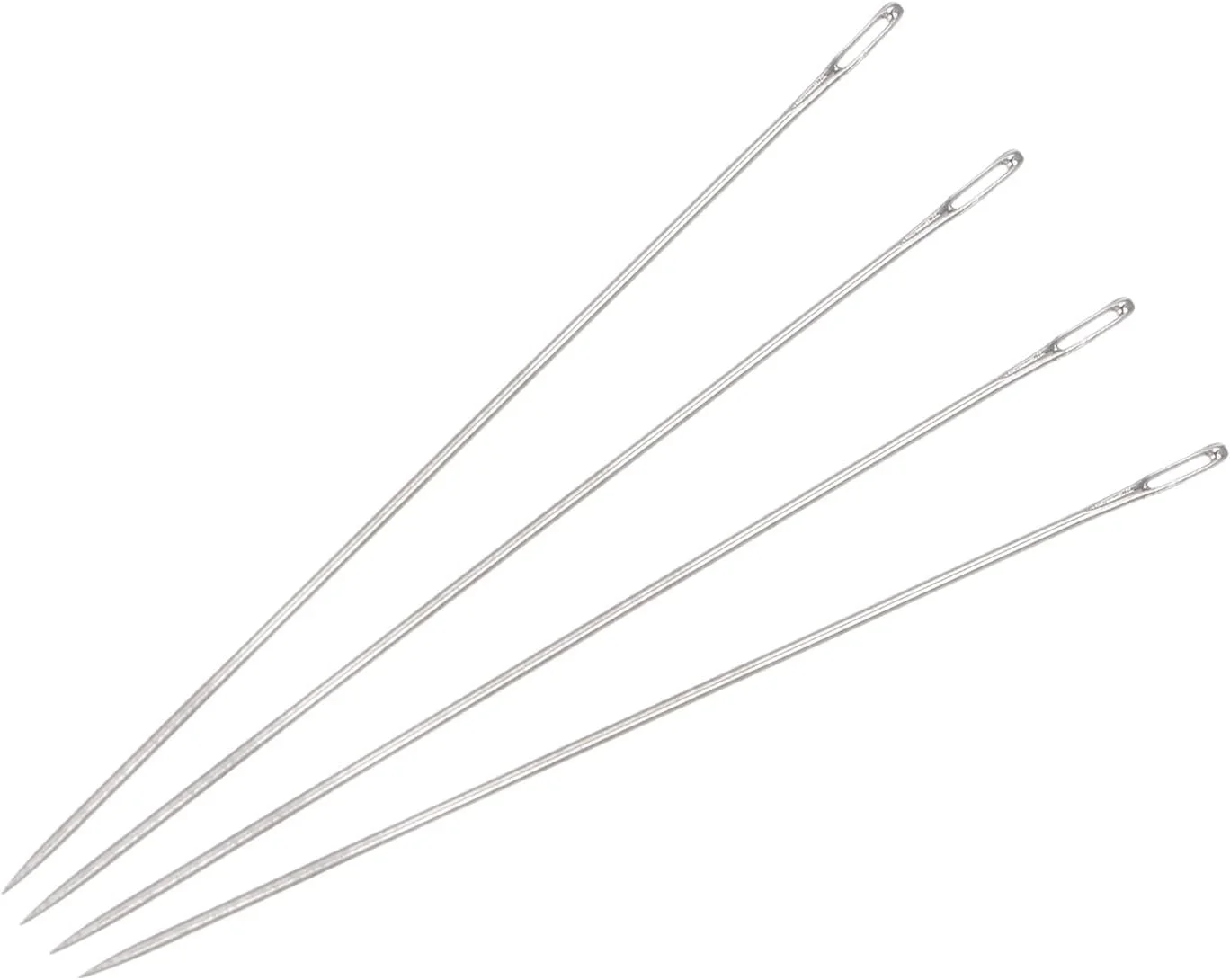 سورسینگ مپ 30 عدد سوزن مهره دوزی نازک و بلند، نخ های گلدوزی و خیاطی مستقیم از جنس استیل ضد زنگ، ست سوزن 1.26 اینچی