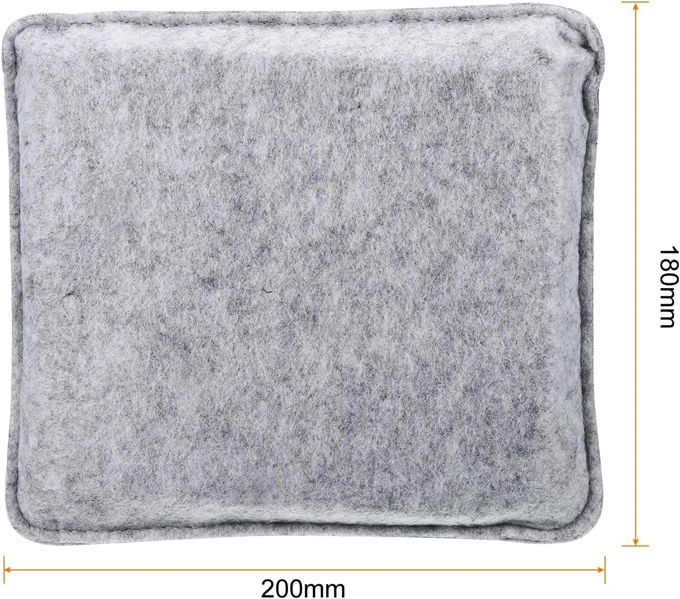 پد نمد دوزی سورسینگ مپ 18x20x3.5 سانتی متر، تشک نمد دوزی سوزنی پشمی، پد فوم اسفنجی برای پروژه های نمد دوزی سوزنی