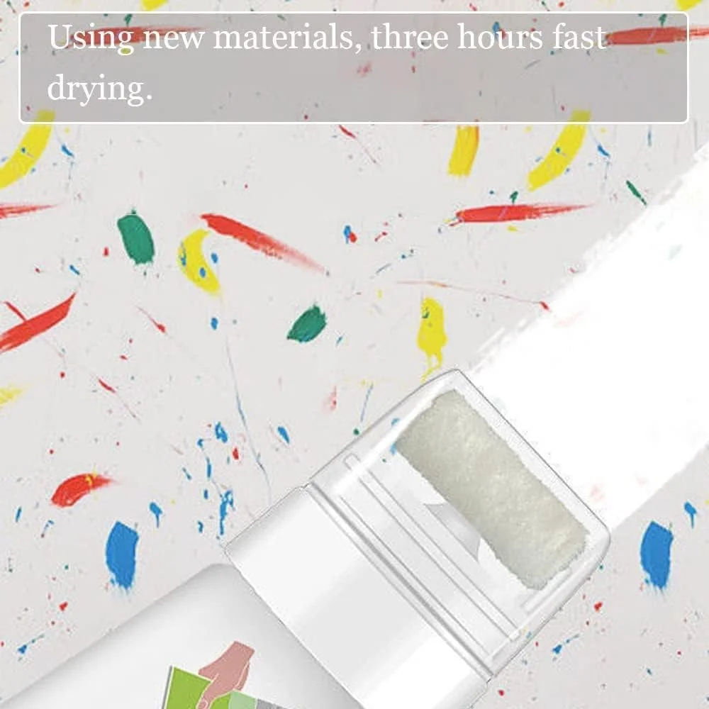 غلطک کوچک برای ترمیم دیوار، غلطک خمیر تعمیر دیوار، قلم موی رنگ آمیزی مجدد دیوار خشک برای بازسازی دیوار (سفید)