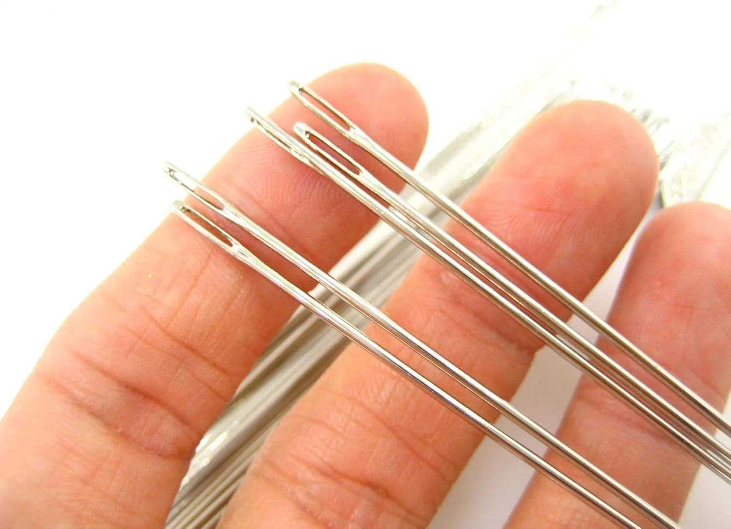 سوزن های خیاطی دستی بزرگ ته گرد 87 میلی متری The Sew Shack، بسته 30 عددی، مناسب برای دوخت های سنگین