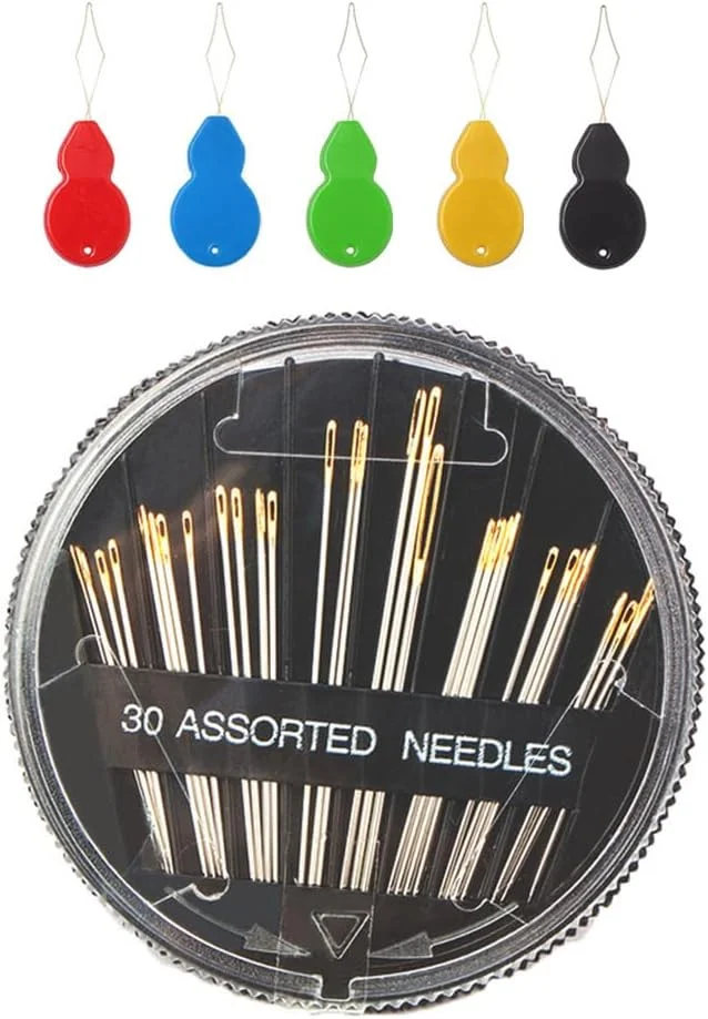 30 عدد سوزن خیاطی دستی، ست سوزن خیاطی دسته دار، سوزن های گلدوزی با اندازه های مختلف مناسب برای خیاطی دستی (35 عدد سوزن خیاطی دستی) 30 عدد سوزن خیاطی دستی، ست سوزن خیاطی دسته دار، سوزن های گلدوزی با اندازه های مختلف مناسب برای خیاطی دستی (35 عدد سوزن خیاطی دستی)