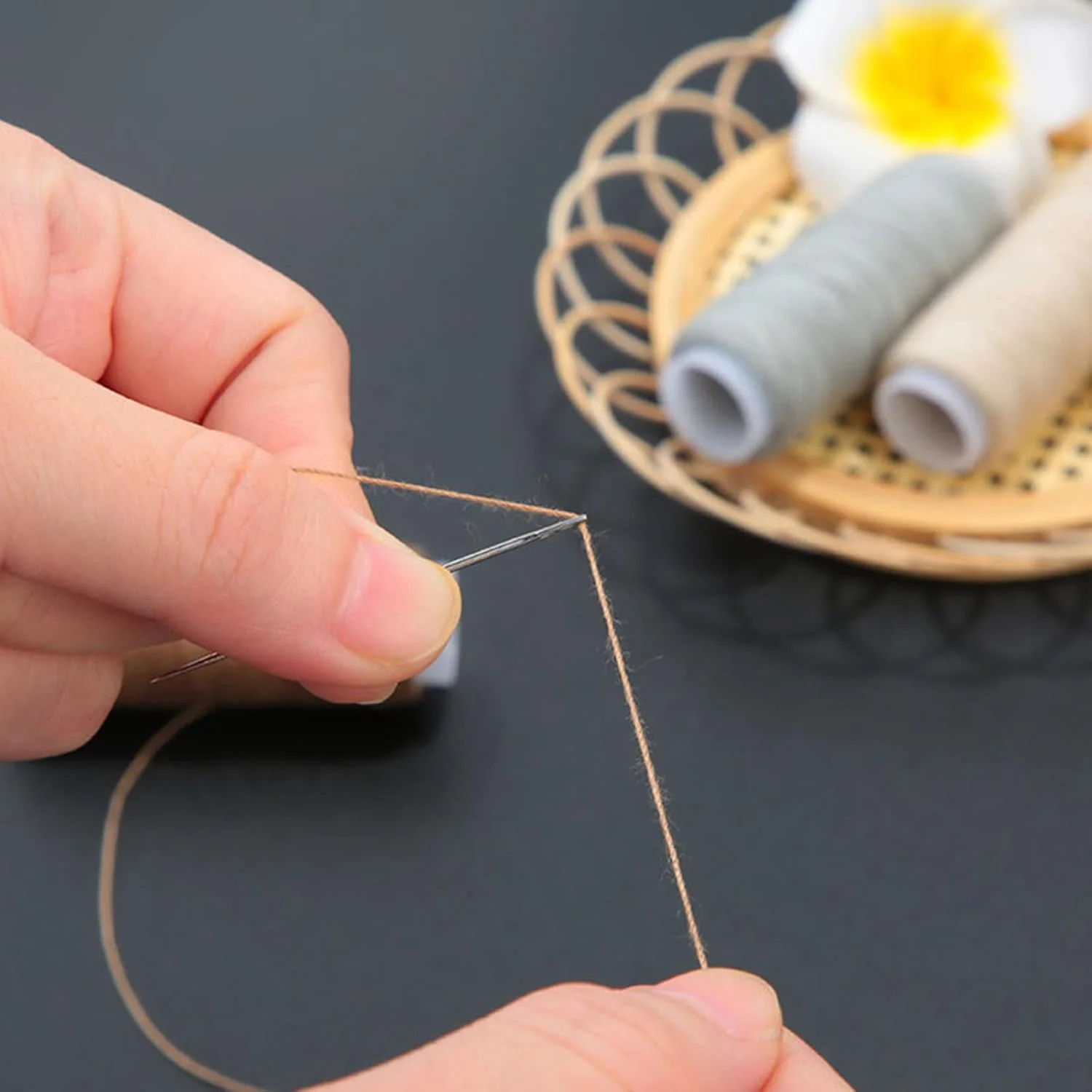 سوزن خیاطی بلند چشم بزرگ، 20 عدد سوزن گلدوزی چشم بزرگ، 4 سایز سوزن دوخت نوک تیز، 60 میلی متر، 75 میلی متر، 89 میلی متر، 100 میلی متر، سوزن خیاطی، سوزن وصله