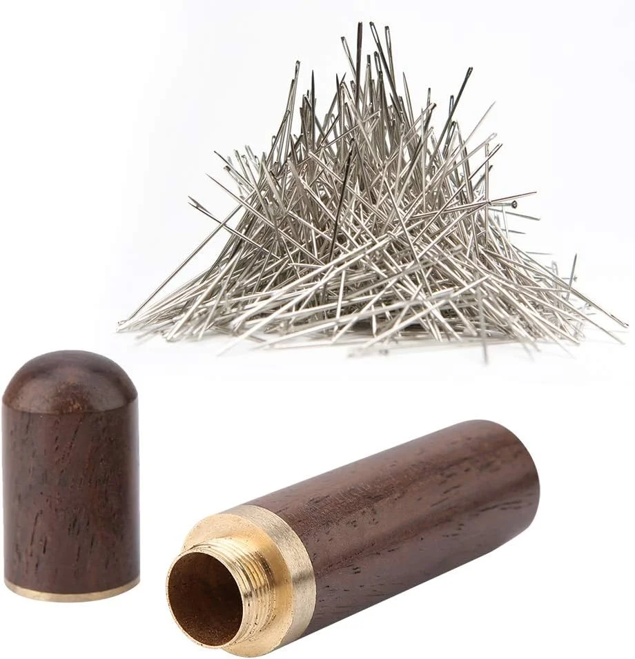 سوزن های لحاف دوزی دستی، جعبه نگهداری سوزن های خیاطی چوبی، نگهدارنده ایمنی سوزن های خیاطی، جعبه سازمان دهنده برای صنایع دستی DIY (قهوه ای تیره) سوزن های لحاف دوزی دستی، جعبه نگهداری سوزن های خیاطی چوبی، نگهدارنده ایمنی سوزن های خیاطی، جعبه سازمان دهنده برای صنایع دستی DIY (قهوه ای تیره)