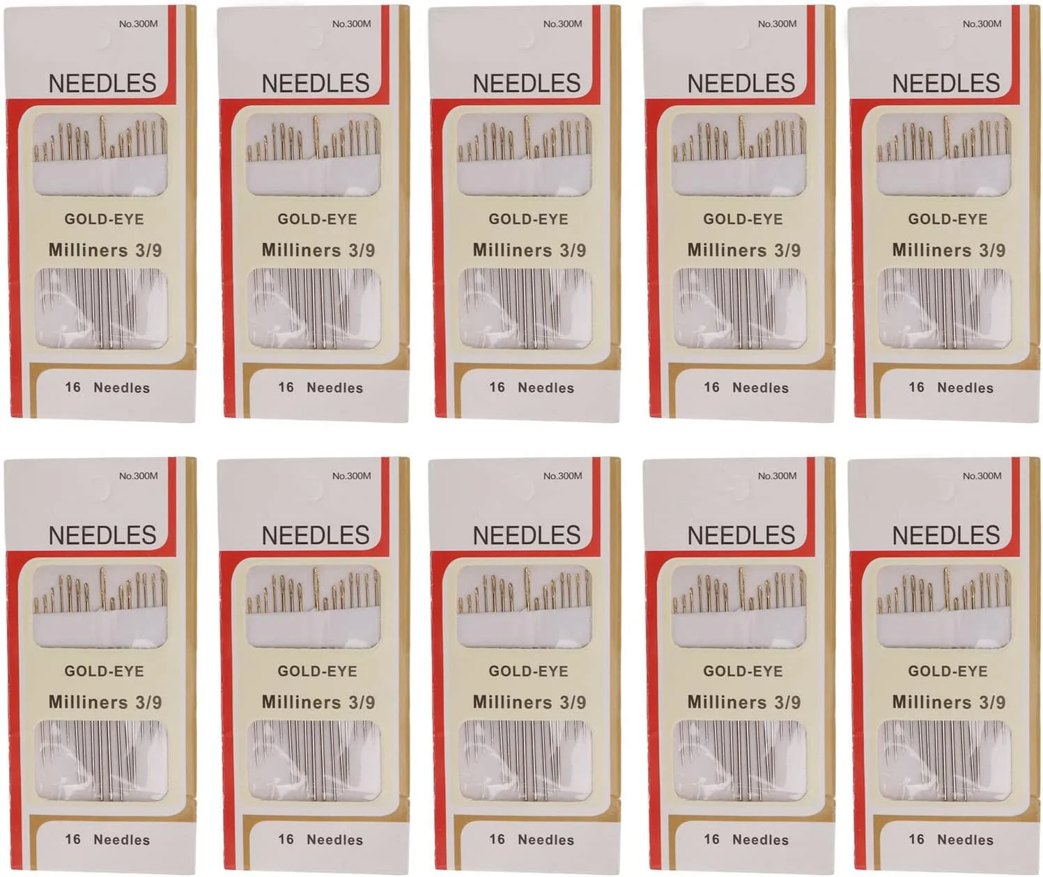 XBAILAZ 10 ست سوزن خیاطی دستی، سوزن های لحاف دوزی دستی سوزن های نوک جهانی برای تکمیل پروژه های قلاب بافی پارچه چرمی مبلمان