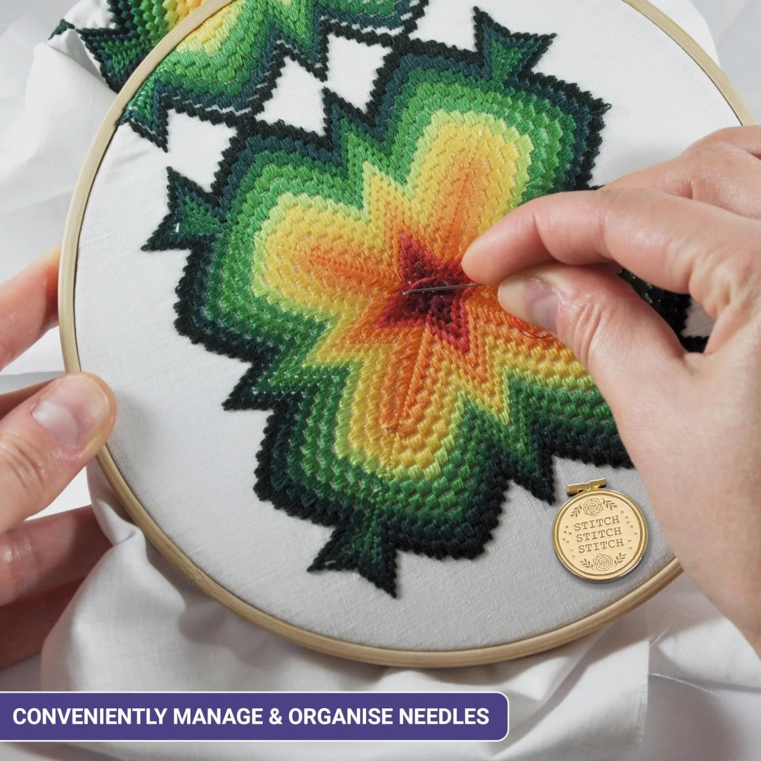 نگهدارنده سوزن خرس لحافی - نگهدارنده سوزن مغناطیسی میناکاری شده برای سوزن های خیاطی، سوزن های گلدوزی، سوزن های کوک - کوک متقاطع نگهدارنده سوزن خرس لحافی - نگهدارنده سوزن مغناطیسی میناکاری شده برای سوزن های خیاطی، سوزن های گلدوزی، سوزن های کوک - کوک متقاطع