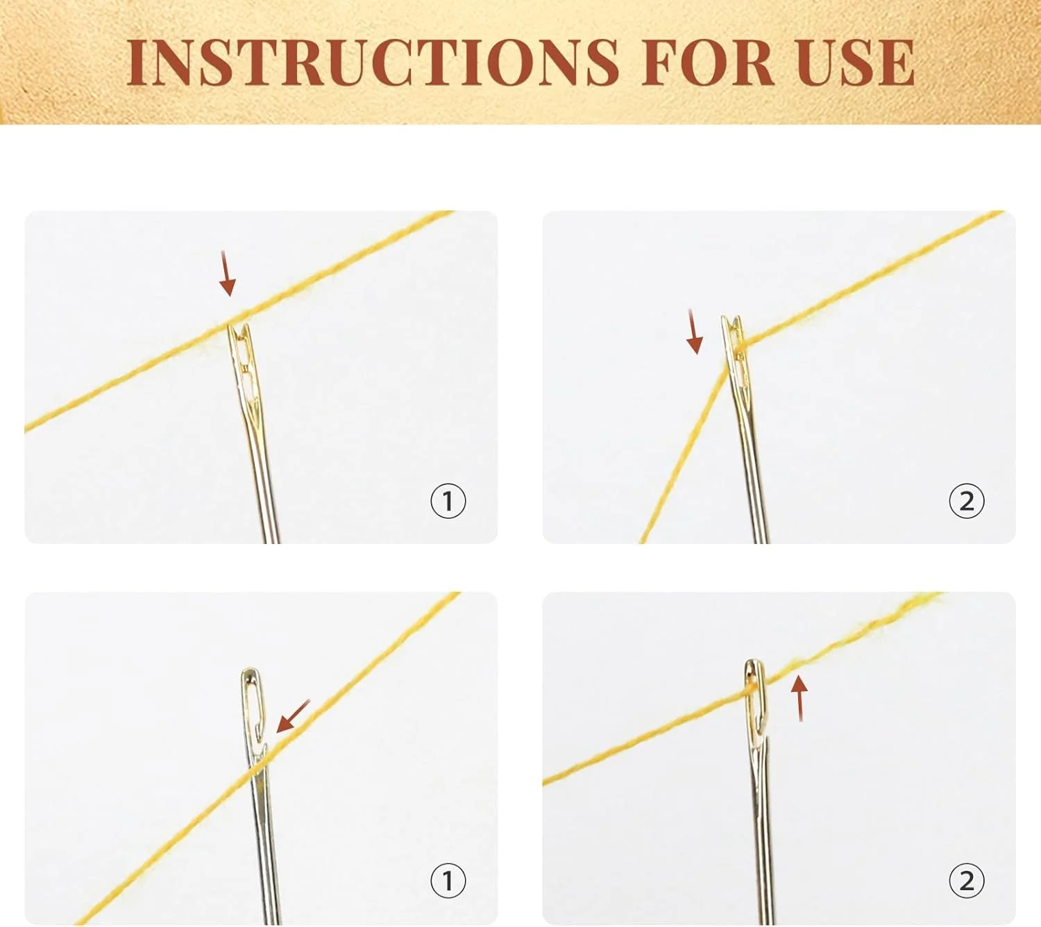 سوزن های خود نخ Quelcc در 3 سایز، 48 عدد سوزن خیاطی آسان یک ثانیه ای، سوزن های خیاطی دستی با جعبه سوزن چوبی و 1 انگشتانه برای خیاطی، سوزن دوزی و گلدوزی DIY سوزن های خود نخ Quelcc در 3 سایز، 48 عدد سوزن خیاطی آسان یک ثانیه ای، سوزن های خیاطی دستی با جعبه سوزن چوبی و 1 انگشتانه برای خیاطی، سوزن دوزی و گلدوزی DIY