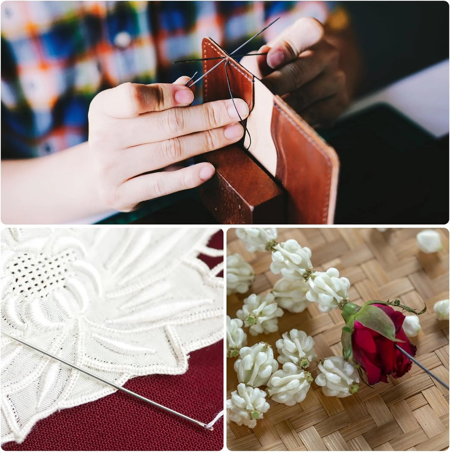 سوزن های روکش دوزی چشم بزرگ QUARKZMAN، 4 عددی، فوق العاده بلند 10 سانتی متر و 30 سانتی متر، سوزن های دستی مستقیم با قابلیت نخ کشی آسان، فولاد ضد زنگ برای مبلمان و چرم سوزن های روکش دوزی چشم بزرگ QUARKZMAN، 4 عددی، فوق العاده بلند 10 سانتی متر و 30 سانتی متر، سوزن های دستی مستقیم با قابلیت نخ کشی آسان، فولاد ضد زنگ برای مبلمان و چرم