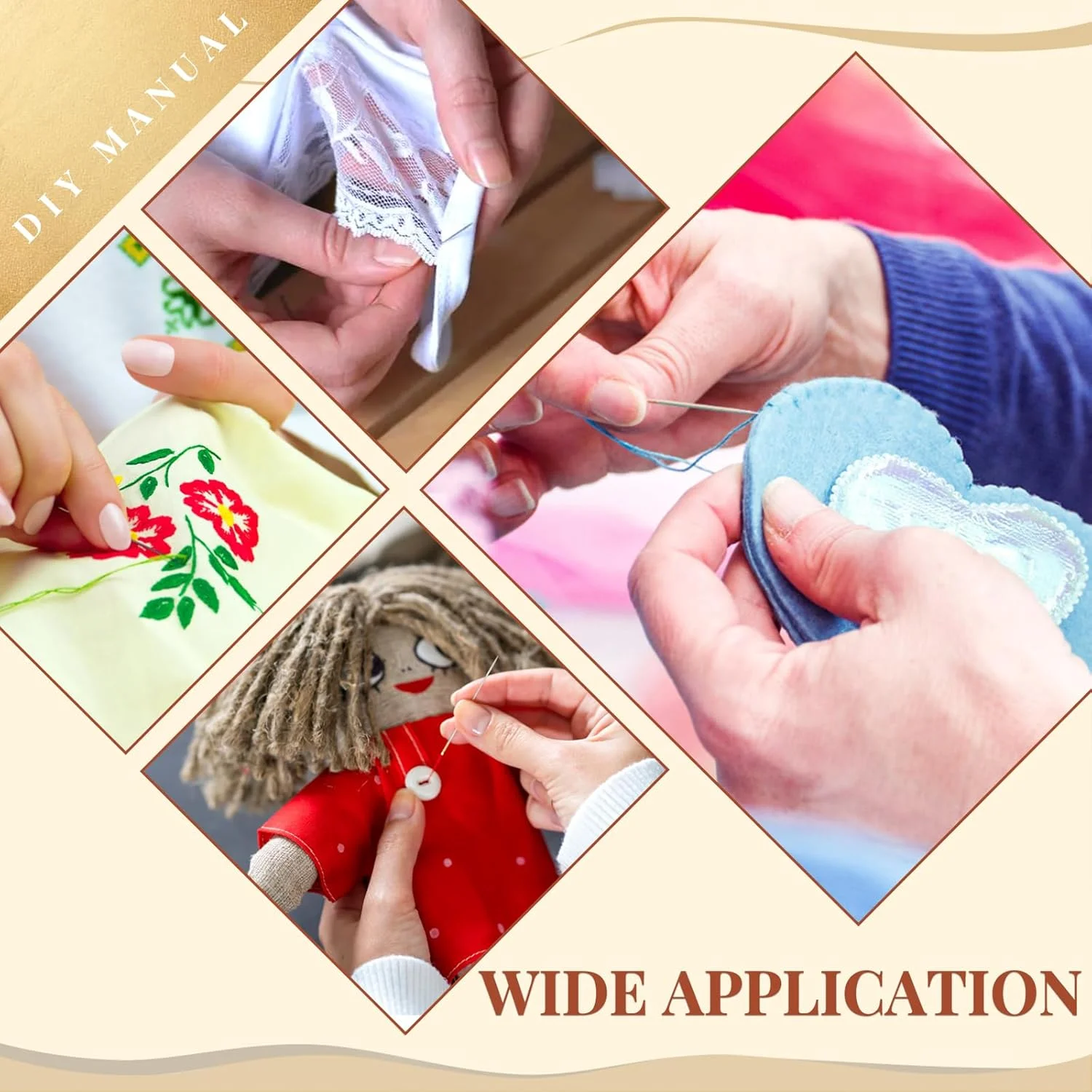 سوزن های خود نخ Quelcc در 3 سایز، 48 عدد سوزن خیاطی آسان یک ثانیه ای، سوزن های خیاطی دستی با جعبه سوزن چوبی و 1 انگشتانه برای خیاطی، سوزن دوزی و گلدوزی DIY سوزن های خود نخ Quelcc در 3 سایز، 48 عدد سوزن خیاطی آسان یک ثانیه ای، سوزن های خیاطی دستی با جعبه سوزن چوبی و 1 انگشتانه برای خیاطی، سوزن دوزی و گلدوزی DIY