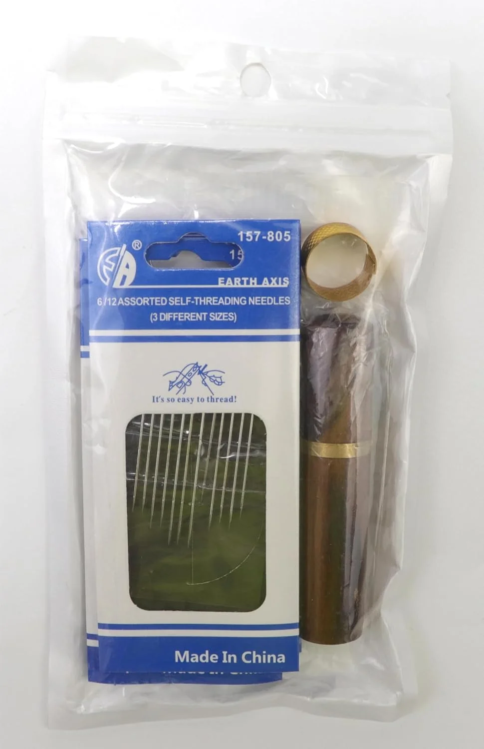 سوزن های خود نخ Quelcc در 3 سایز، 48 عدد سوزن خیاطی آسان یک ثانیه ای، سوزن های خیاطی دستی با جعبه سوزن چوبی و 1 انگشتانه برای خیاطی، سوزن دوزی و گلدوزی DIY سوزن های خود نخ Quelcc در 3 سایز، 48 عدد سوزن خیاطی آسان یک ثانیه ای، سوزن های خیاطی دستی با جعبه سوزن چوبی و 1 انگشتانه برای خیاطی، سوزن دوزی و گلدوزی DIY