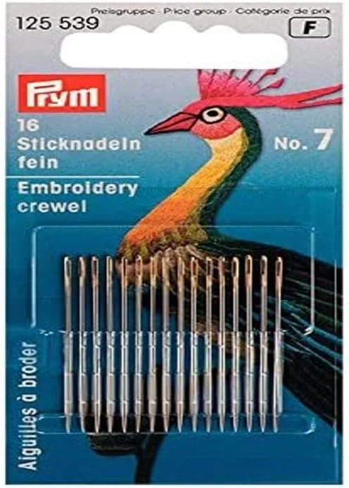 سوزن های گلدوزی پریم شماره 7 سوزن های گلدوزی پریم شماره 7