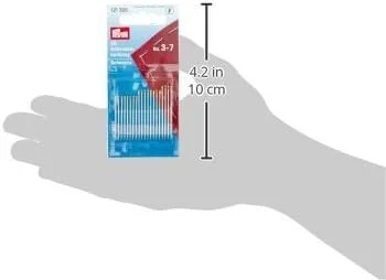 سوزن های لحاف دوزی Prym، فولاد آلیاژی، نقره ای، یک سایز