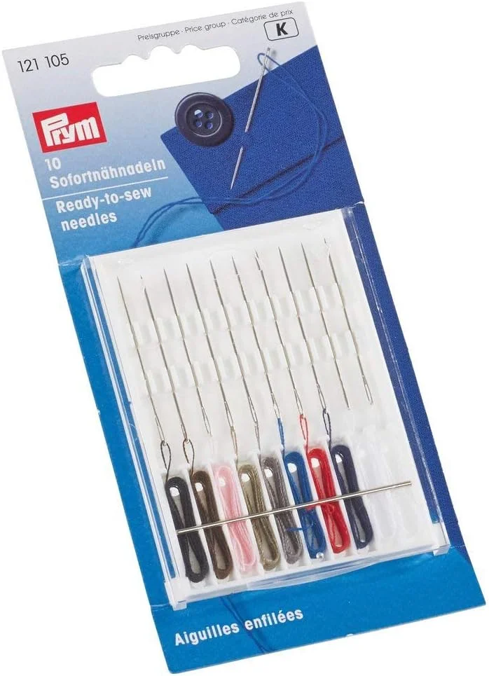 سوزن های دستی آماده دوخت Prym، فلزی، نقره ای، 18.5 x 6.7 x 0.7 سانتی متر