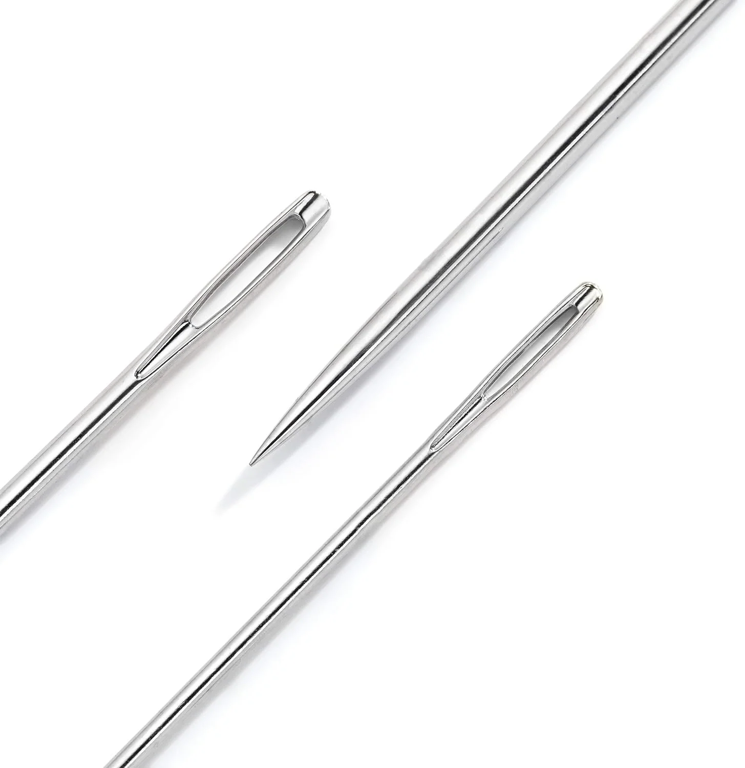 سوزن های رفو کوتاه پریم HT 1-9 رنگ نقره ای با چشمی طلایی، متنوع