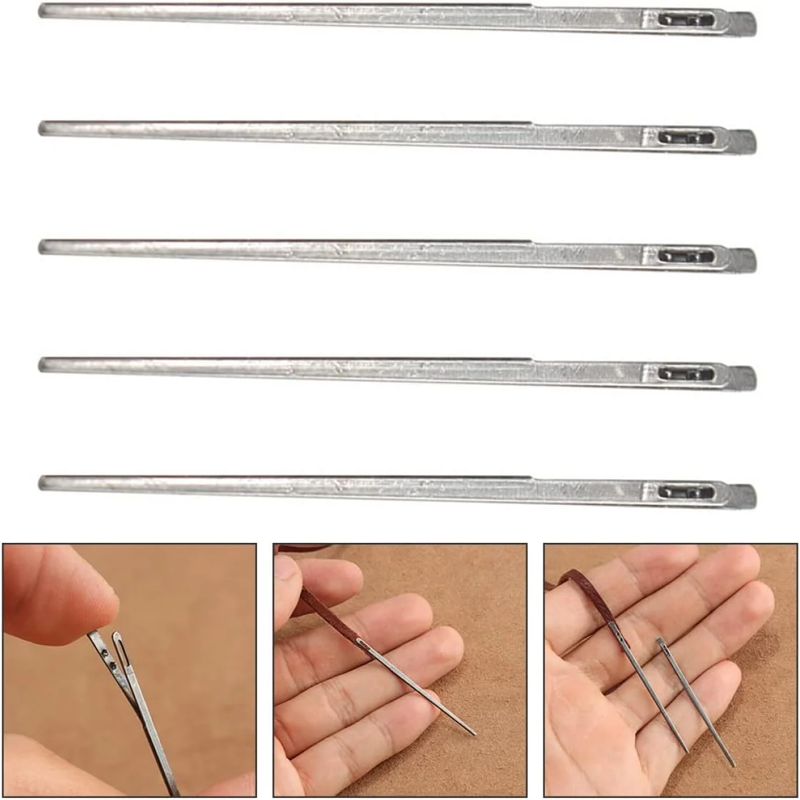 ست 10 عددی سوزن های بخیه زنی حرفه ای برای سوراخ کردن، مناسب برای دوخت نخ DIY، کیت چشمی، ابزار دستی، طناب، بند، صنایع دستی، لوازم چرمی، ابزار مفید برای پروژه های بافت ست 10 عددی سوزن های بخیه زنی حرفه ای برای سوراخ کردن، مناسب برای دوخت نخ DIY، کیت چشمی، ابزار دستی، طناب، بند، صنایع دستی، لوازم چرمی، ابزار مفید برای پروژه های بافت