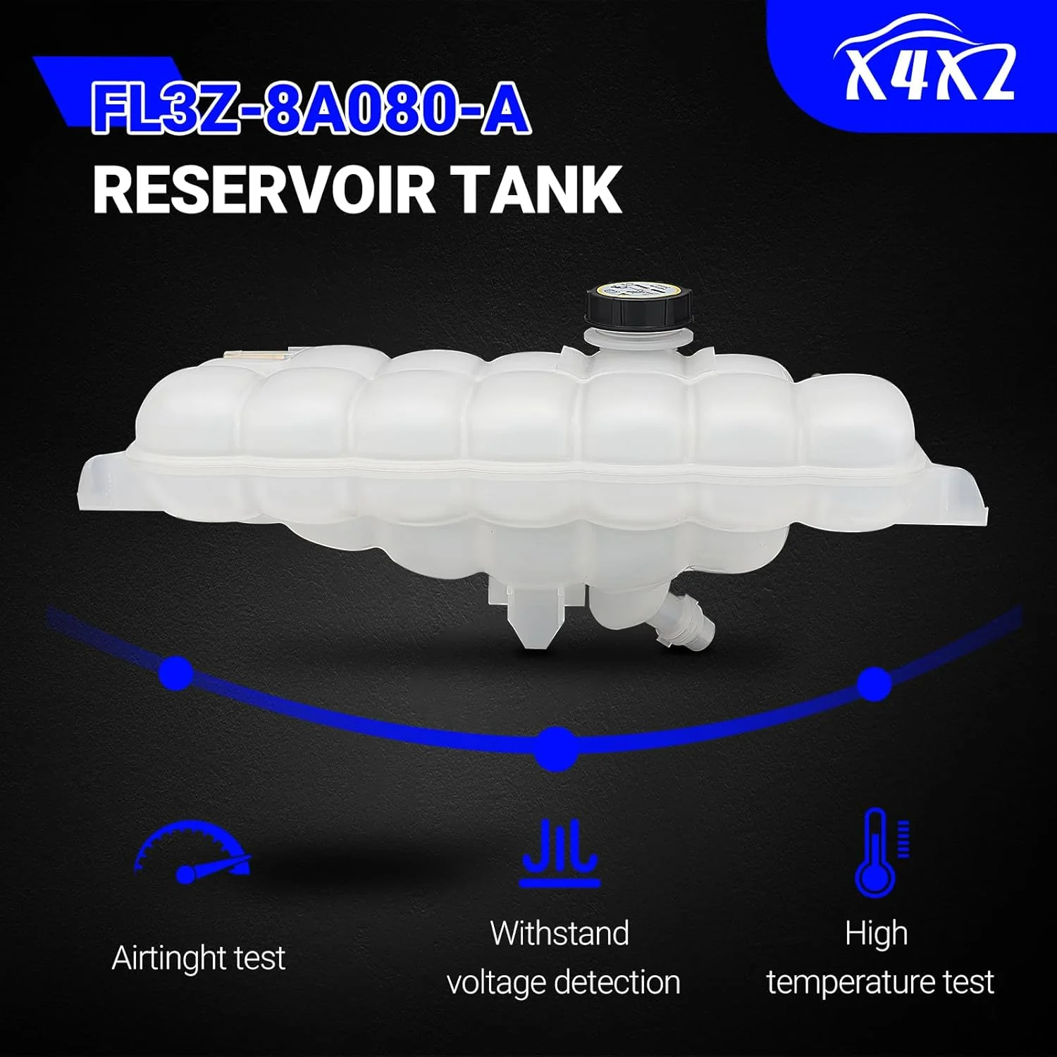 مخزن انبساط مایع خنک کننده موتور FL3Z-8A080-A مناسب برای فورد اکسپدیشن F-150 مدل 2015-2024 و لینکلن نویگیتور مدل 2018-2024 جایگزین FL3Z8A080A 603-318