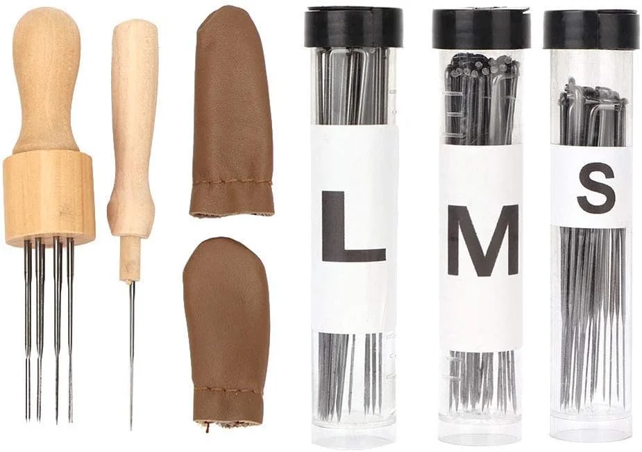 ابزار نمد مالی دسته چوبی کاربردی، دسته سوزن های نمد مالی، انگشتانه و کیت ابزار نمد مالی پشم عالی برای پروژه های نمد مالی پشمی DIY ابزار نمد مالی دسته چوبی کاربردی، دسته سوزن های نمد مالی، انگشتانه و کیت ابزار نمد مالی پشم عالی برای پروژه های نمد مالی پشمی DIY