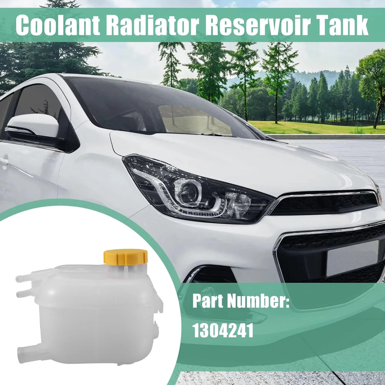 مخزن خنک کننده سازگار با اپل برای آسترا H MK5 2004-2014، مخزن انبساط رادیاتور خنک کننده، بطری مخزن خنک کننده موتور 1304241