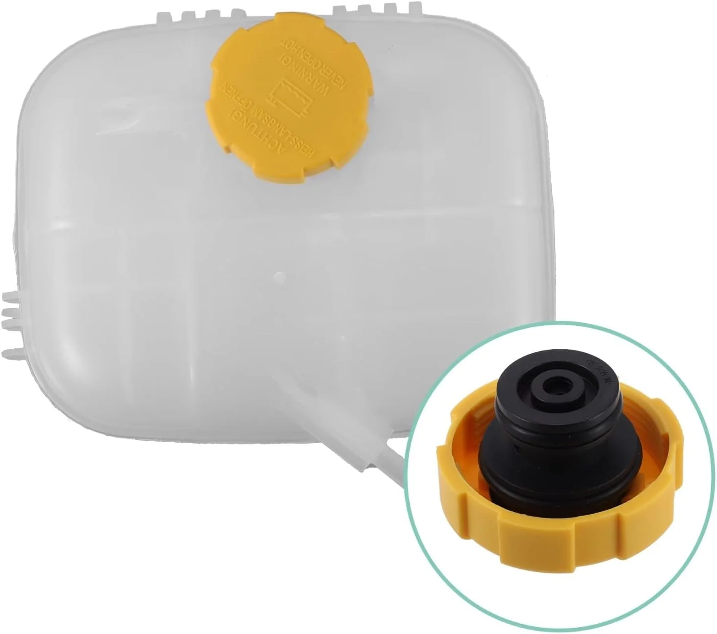 مخزن خنک کننده سازگار با اپل برای آسترا H MK5 2004-2014، مخزن انبساط رادیاتور خنک کننده، بطری مخزن خنک کننده موتور 1304241