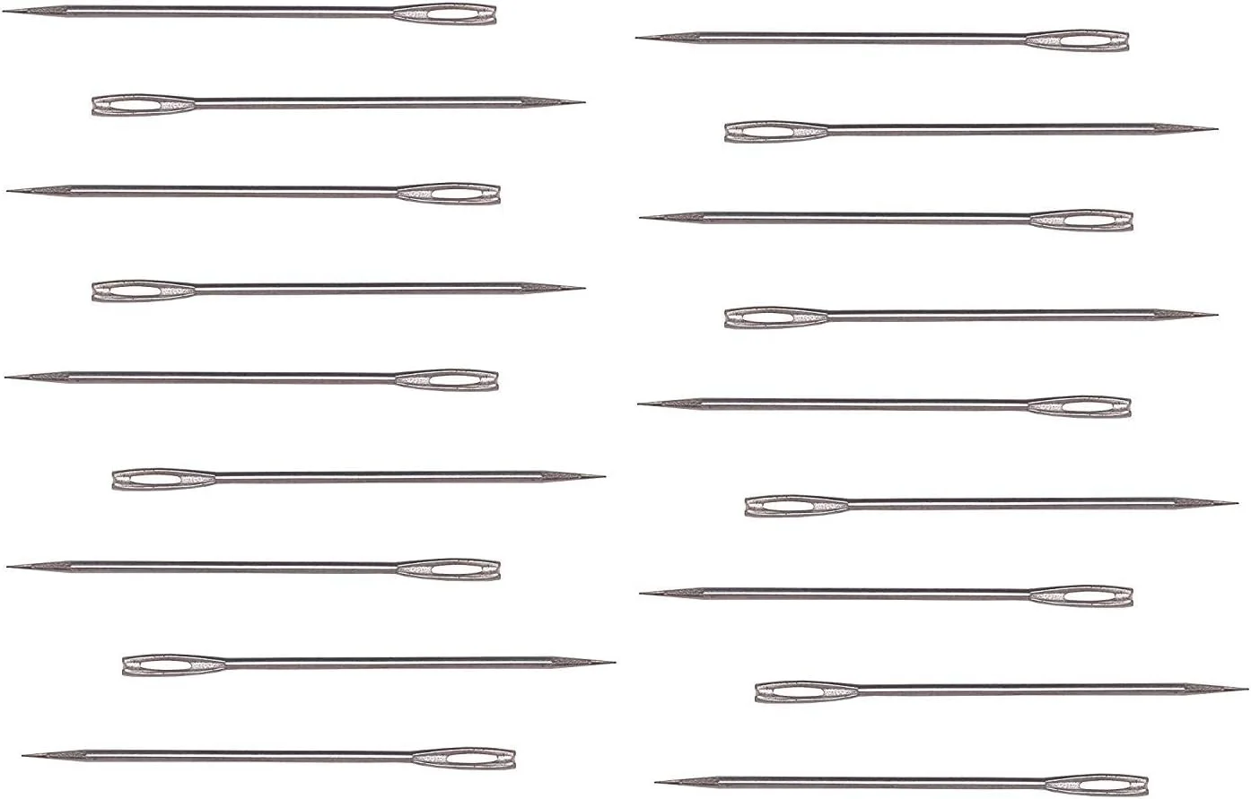 سوزن های کیسه دوزی Pmw مناسب برای کار با مواد سنگین تر، بوم، جوت، صحافی کتاب (13 سانتی متر، طول 5 اینچ) - 20 عدد سوزن های کیسه دوزی Pmw مناسب برای کار با مواد سنگین تر، بوم، جوت، صحافی کتاب (13 سانتی متر، طول 5 اینچ) - 20 عدد