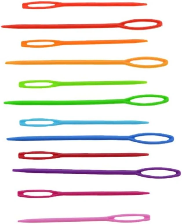 سوزن های پلاستیکی خیاطی با نوک چشم بزرگ، مناسب برای صنایع دستی آسان، آموزش بافتنی، ابزار خیاطی، رنگ تصادفی 200 عدد سوزن های پلاستیکی خیاطی با نوک چشم بزرگ، مناسب برای صنایع دستی آسان، آموزش بافتنی، ابزار خیاطی، رنگ تصادفی 200 عدد