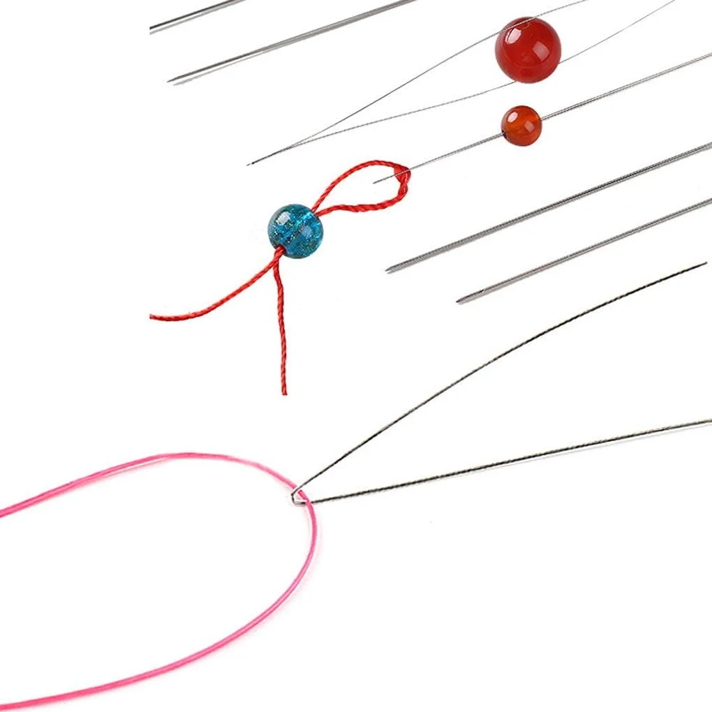 10 عدد سوزن مهره ای در 5 سایز، سوزن های مهره ای بزرگ، سوزن های دستبند، ساخت جواهرات DIY، سوزن های خیاطی نخ سبک 10 عدد سوزن مهره ای در 5 سایز، سوزن های مهره ای بزرگ، سوزن های دستبند، ساخت جواهرات DIY، سوزن های خیاطی نخ سبک
