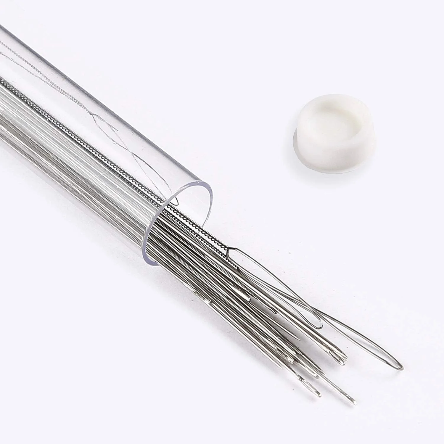 مجموعه سوزن مهره‌بافی Peirich شامل 42 قطعه، سوزن‌های مهره‌بافی خمیده چشم بزرگ، سوزن‌های بلند و مستقیم نخ مهره‌بافی، سوزن‌های مهره‌های دانه‌ای، سوزن‌های مهره‌بافی چشم بزرگ، سوزن‌های مهره‌بافی گیره‌ای برای ساخت جواهرات