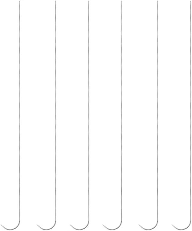 6 عدد سوزن مهره دوزی - سوزن های مهره دوزی گیره ای 7.5 اینچی برای چرخ مهره، قطر 0.7 میلی متر، سوزن های مهره دوزی کارآمد و محکم برای ساخت جواهرات (4-خمیده/0.7 میلی متر) 6 عدد سوزن مهره دوزی - سوزن های مهره دوزی گیره ای 7.5 اینچی برای چرخ مهره، قطر 0.7 میلی متر، سوزن های مهره دوزی کارآمد و محکم برای ساخت جواهرات (4-خمیده/0.7 میلی متر)