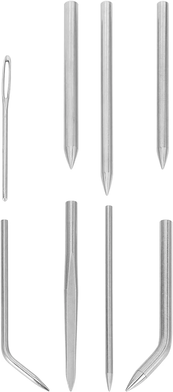 ابزار بافت سوزن های پاراکورد، سوزن های کاربردی بادوام و راحت، ابزار بافت دستبند DIY برای بند کفش برای صنایع دستی DIY Wzsydn (رنگ: آبی)