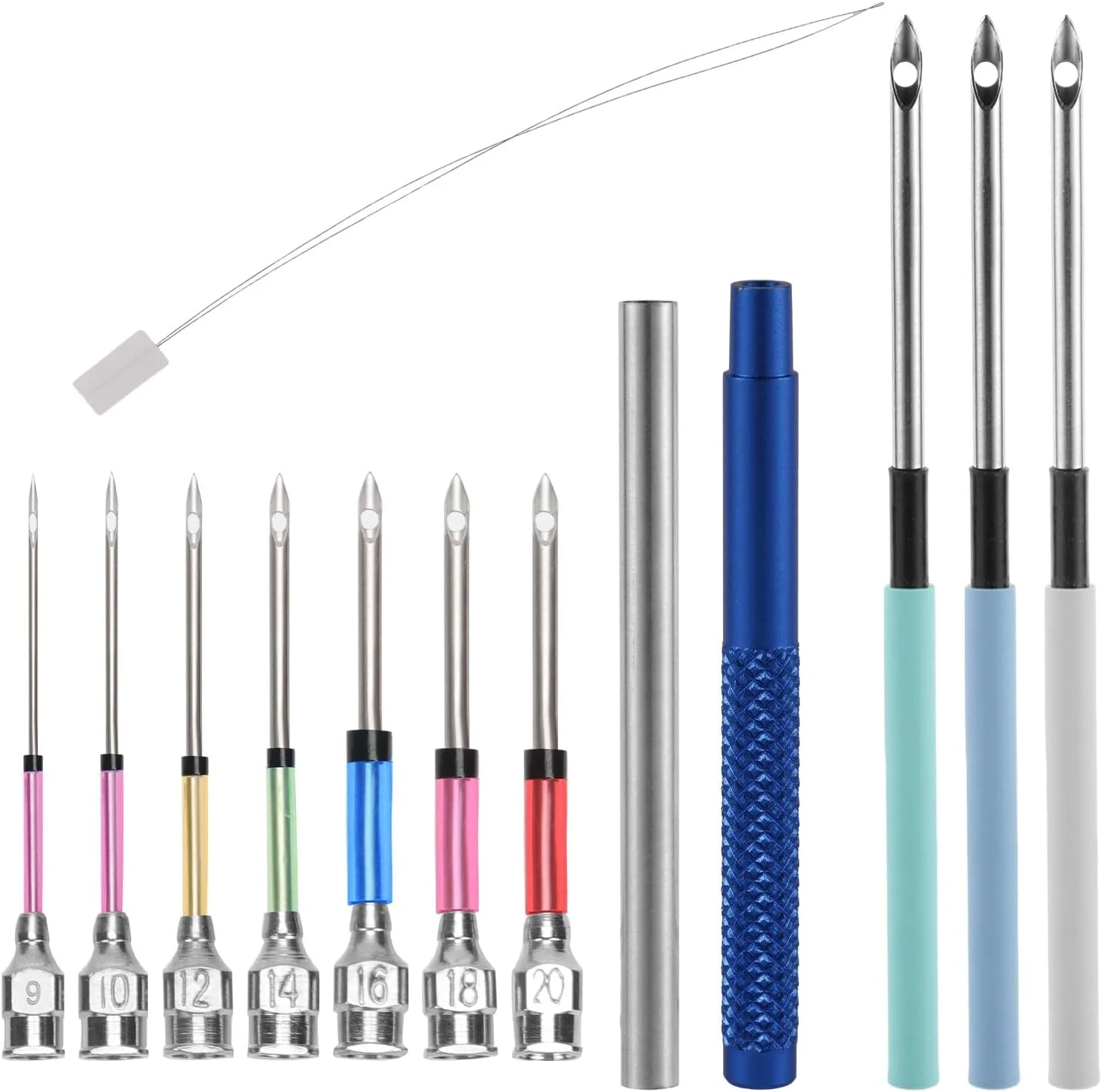 ست سوزن پانچ NQEUEPN شامل 13 قطعه، ست گلدوزی پانچ با 7 سایز سری سوزن پانچ Lavor، ست مبتدی سوزن پانچ برای بزرگسالان، نخ دندان، دوخت ضربدری، کاردستی DIY ست سوزن پانچ NQEUEPN شامل 13 قطعه، ست گلدوزی پانچ با 7 سایز سری سوزن پانچ Lavor، ست مبتدی سوزن پانچ برای بزرگسالان، نخ دندان، دوخت ضربدری، کاردستی DIY