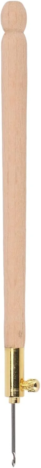 سوزن های گلدوزی دسته چوبی ضد لغزش، جایگزین سوزن قلاب بافی برای گلدوزی خیاطی سوزن های گلدوزی دسته چوبی ضد لغزش، جایگزین سوزن قلاب بافی برای گلدوزی خیاطی