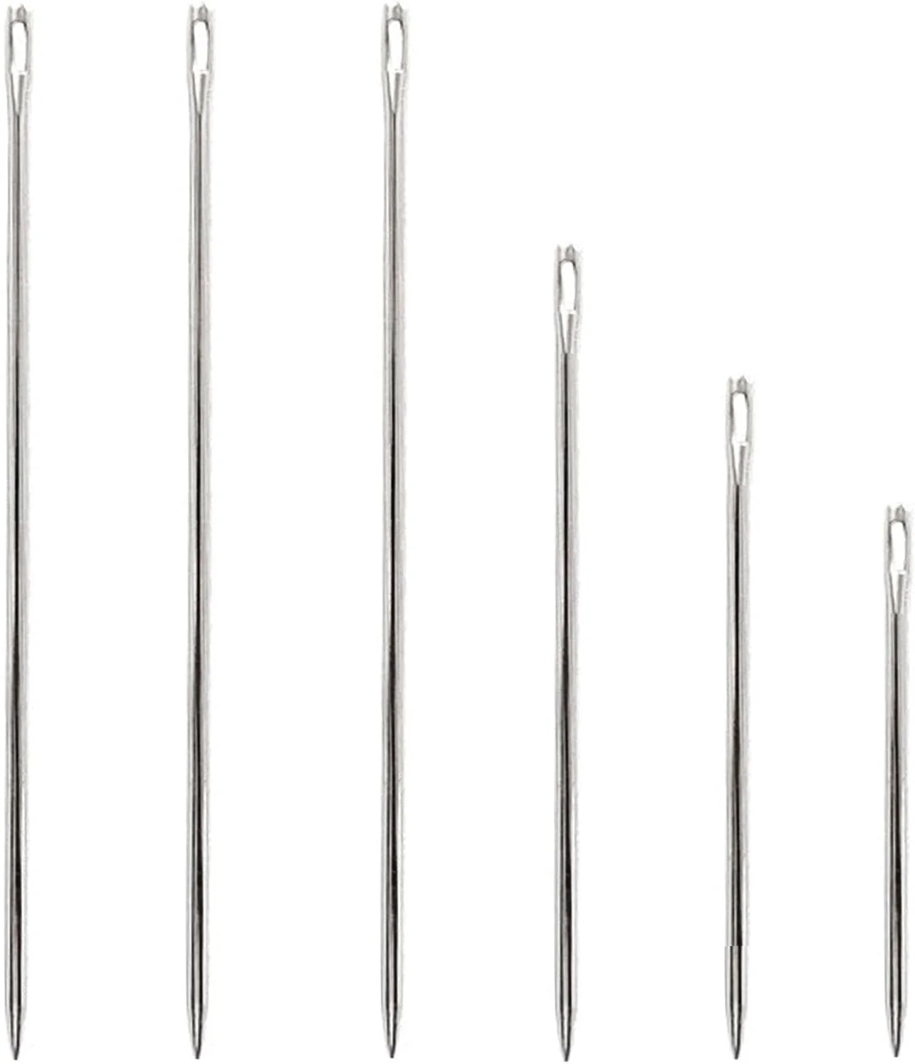 NIDHFG 6 عدد سوزن فولادی، سوزن خیاطی، ابزار خیاطی دست ساز، لوازم جانبی صنایع دستی DIY، سوزن خیاطی خانگی.