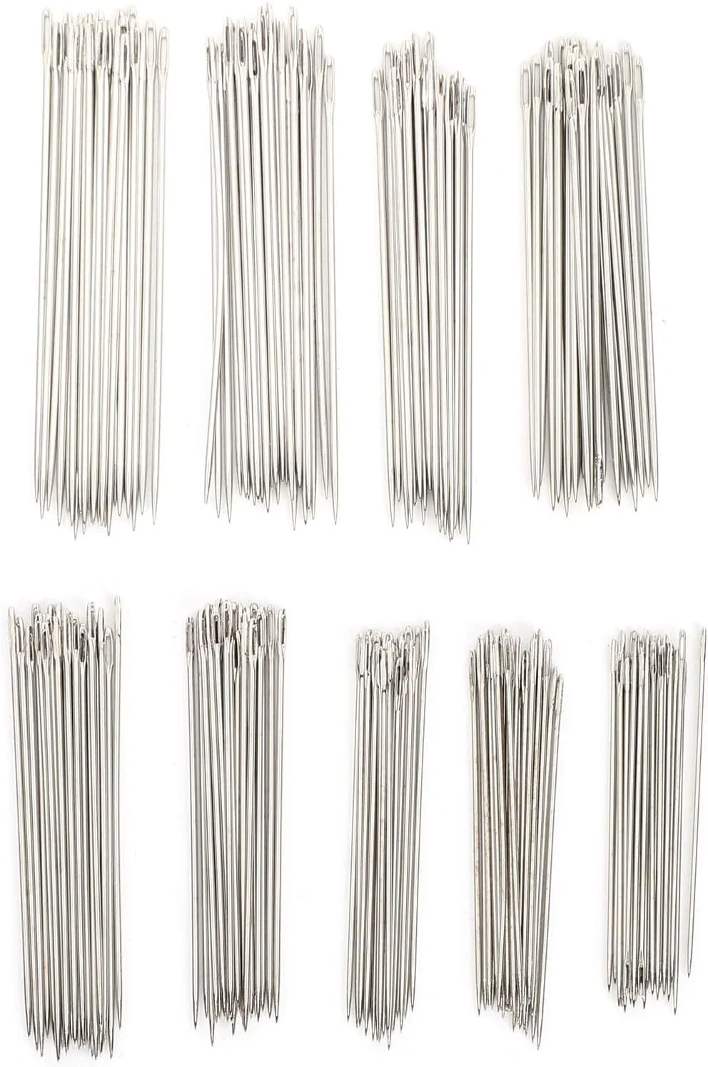 216 عدد سوزن خیاطی استیل ضد زنگ، سوزن های گلدوزی، دوخت دستی، تعمیر لحاف، مناسب برای مصارف خانگی و DIY (ست سوزن خیاطی دستی سوراخ بزرگ C) 216 عدد سوزن خیاطی استیل ضد زنگ، سوزن های گلدوزی، دوخت دستی، تعمیر لحاف، مناسب برای مصارف خانگی و DIY (ست سوزن خیاطی دستی سوراخ بزرگ C)