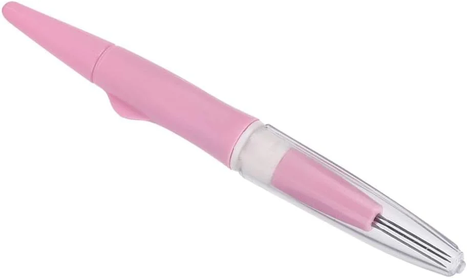 قلم سوزن خیاطی، قلم سوزن نمدی پانچینگ قابل حمل 3 سوزنه، ابزار ساخت کاردستی DIY، لوازم جانبی خیاطی (B)