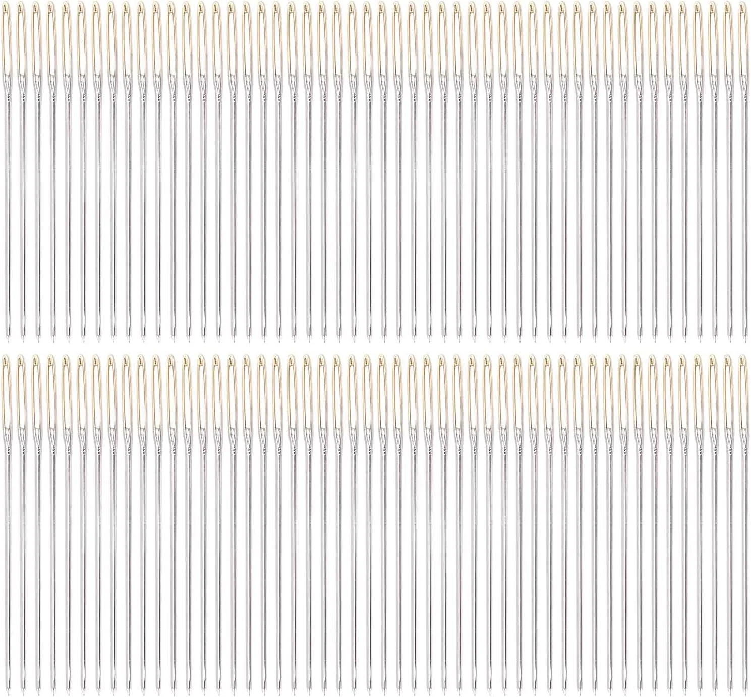 ست سوزن های کوبلن فلزی چشم بزرگ برای گلدوزی و دوخت و دوز به همراه جعبه نگهداری مناسب منزل (شماره 22)