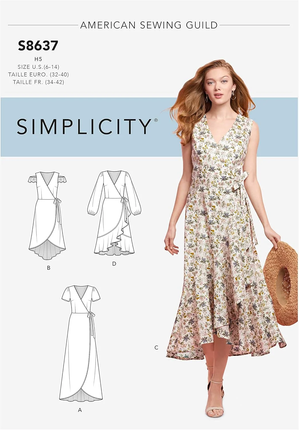 الگوی خیاطی سیمپلیسیتی کریتیو کورپ سایز 6-8-10-12، 6-8-10-12-14 الگوی خیاطی سیمپلیسیتی کریتیو کورپ سایز 6-8-10-12، 6-8-10-12-14