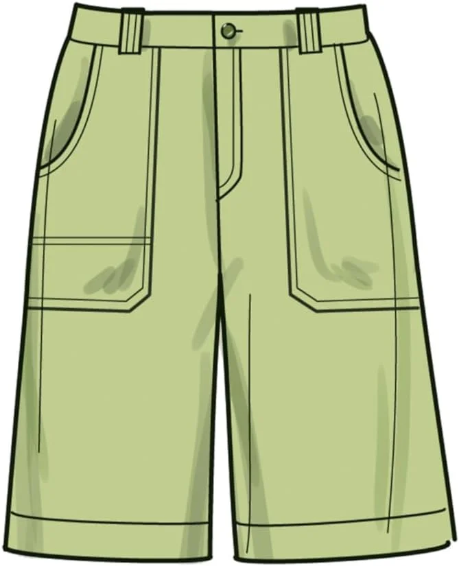 الگوی خیاطی شلوار و شورت زنانه ساده Simplicity، کد طراحی S9923، سایزهای 18-20-22-24-26، چند رنگ