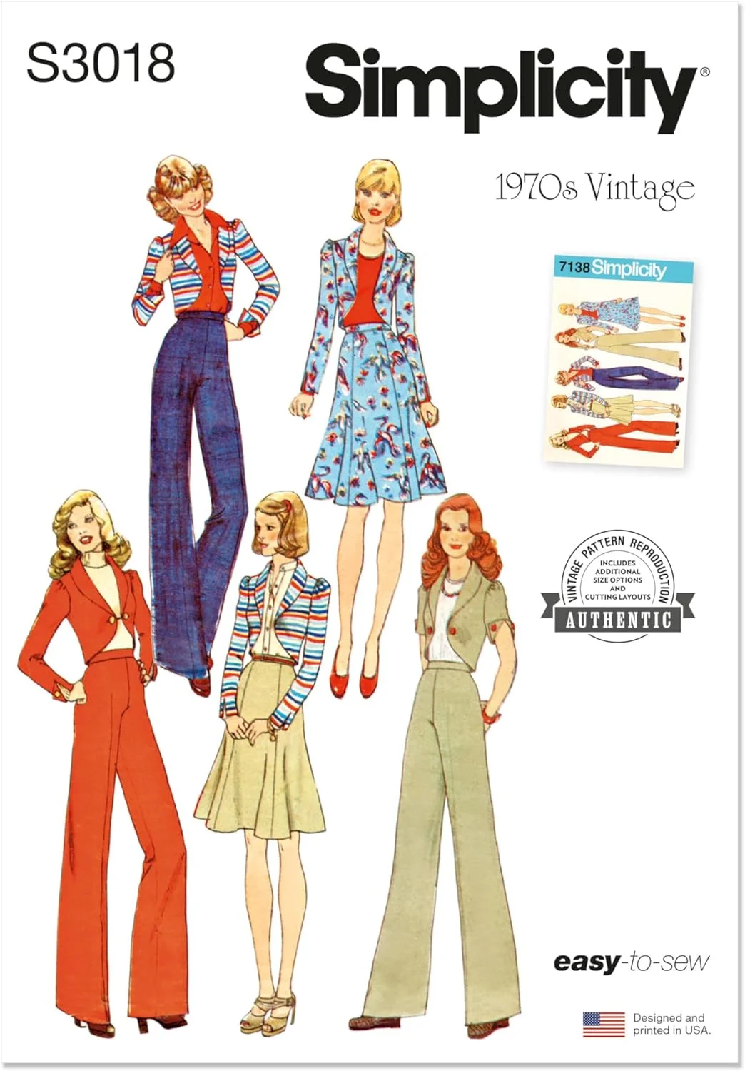 الگوی خیاطی لباس ورزشی زنانه Simplicity، چند رنگ