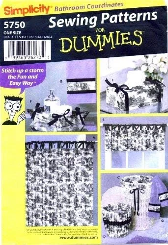 الگوهای خیاطی سادگی برای مبتدیان 5750: ست وسایل حمام