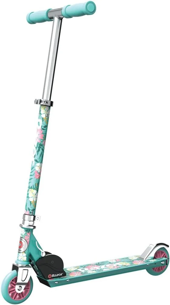 اسکوتر ضربه ای Razor A، نسخه ویژه گرافیک Paradise، اسکوتر تاشو آلومینیومی، یک سایز