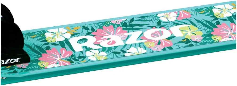 اسکوتر ضربه ای Razor A، نسخه ویژه گرافیک Paradise، اسکوتر تاشو آلومینیومی، یک سایز