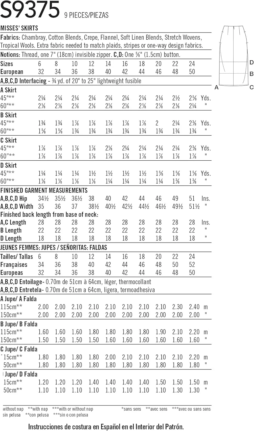 سیمپلیسیتی SS9375U5 دامن/شلوار زنانه، دامن فاکس راپ با پیچ، دارای جیب درز پهلو، ساسون های جلو و پشت و زیپ نامرئی در مرکز پشت.