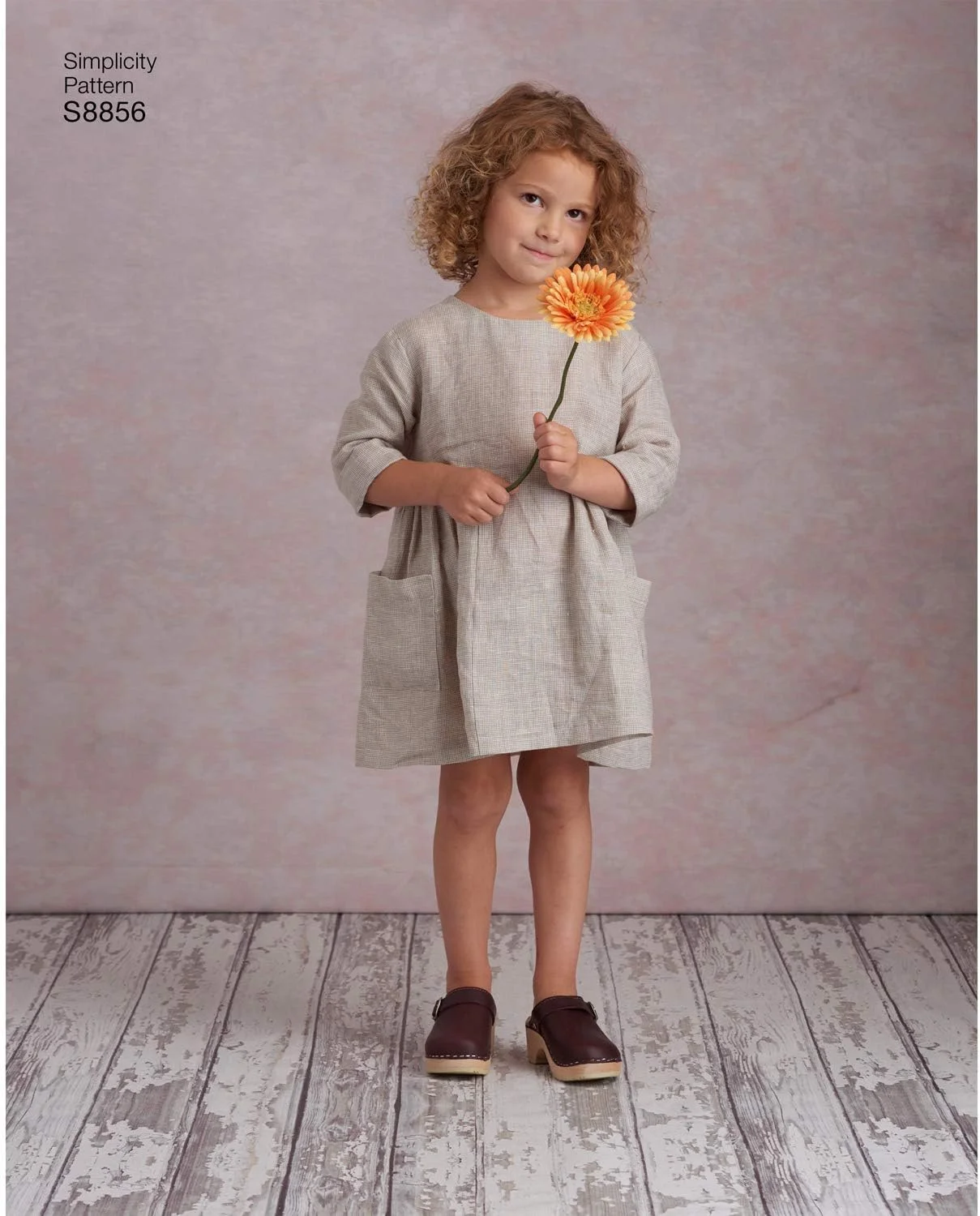 الگوی سادگی US8856A مدل S8856 لباس و تونیک کودک و زنانه، A (3-8/XS-XL)