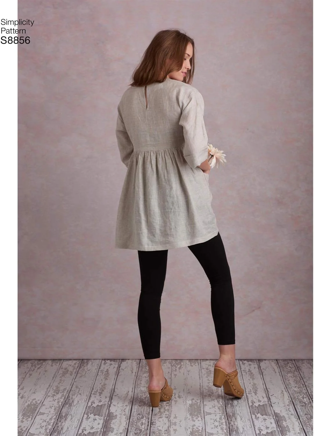 الگوی سادگی US8856A مدل S8856 لباس و تونیک کودک و زنانه، A (3-8/XS-XL)