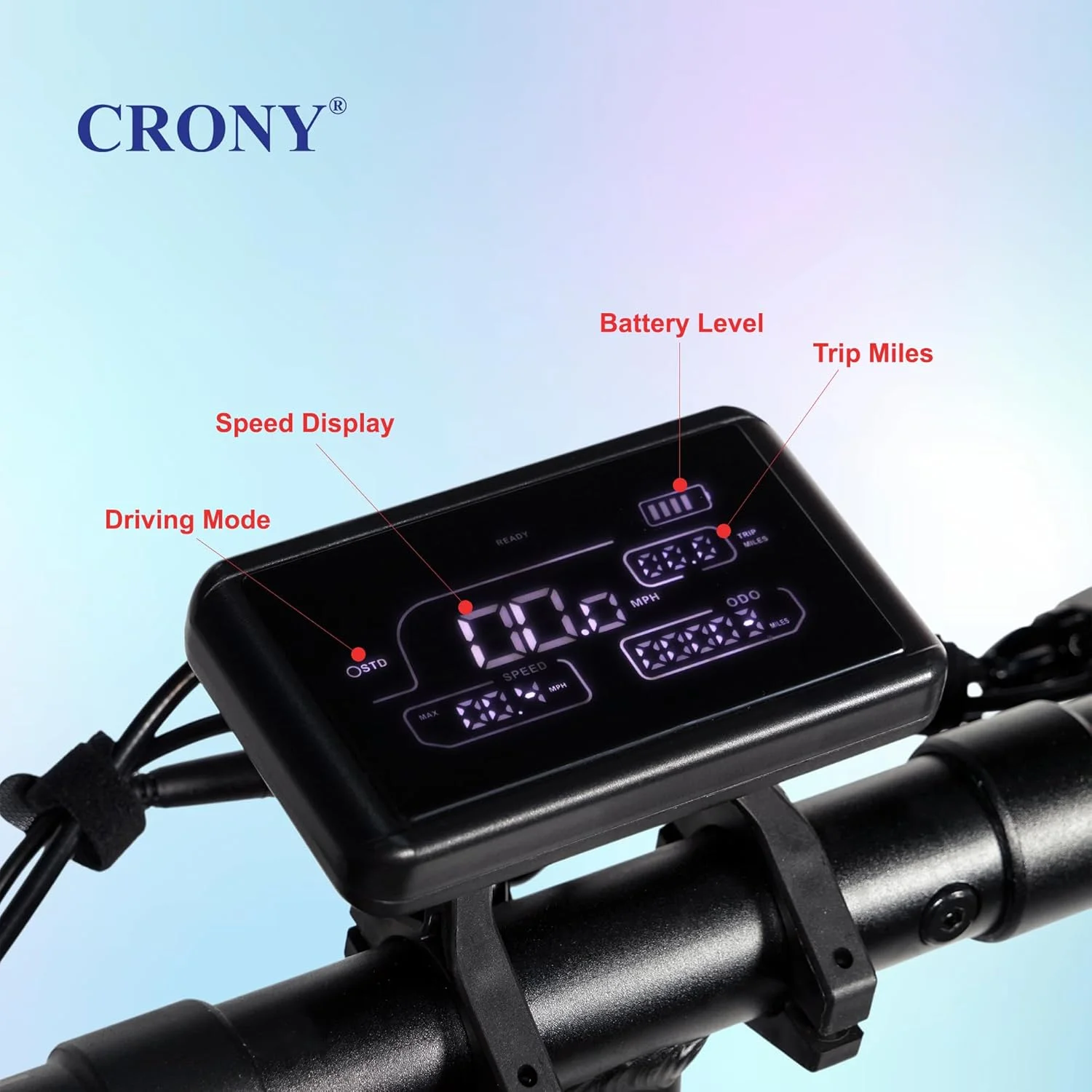 اسکوتر برقی کرونی T4 با نمایشگر LCD بزرگ، موتور 2000 واتی، سرعت 40-65 کیلومتر در ساعت، کنترل هوشمند برنامه، چراغ های جلوی LED سه گانه و طراحی تاشو با قفل هوشمند و حالت چشمک زن، سیستم تعلیق جلو/عقب اسکوتر برقی کرونی T4 با نمایشگر LCD بزرگ، موتور 2000 واتی، سرعت 40-65 کیلومتر در ساعت، کنترل هوشمند برنامه، چراغ های جلوی LED سه گانه و طراحی تاشو با قفل هوشمند و حالت چشمک زن، سیستم تعلیق جلو/عقب