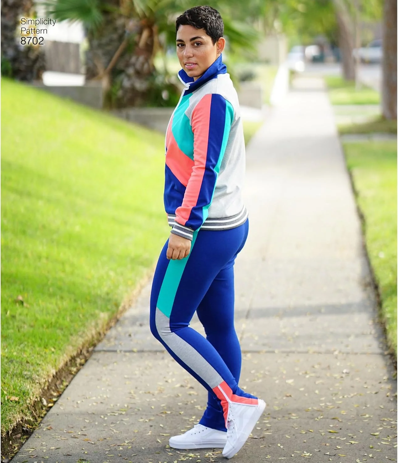الگوهای خیاطی ژاکت زنانه و لگ ورزشی Simplicity با طراحی Mimi G Style، سایزهای 6-14