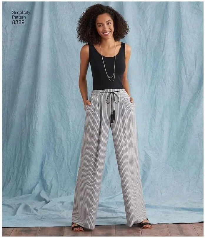 الگوهای خیاطی شلوار و شورت گشاد زنانه Simplicity، سایزهای 14-22