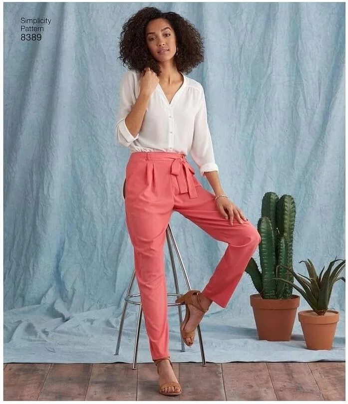 الگوهای خیاطی شلوار و شورت گشاد زنانه Simplicity، سایزهای 14-22