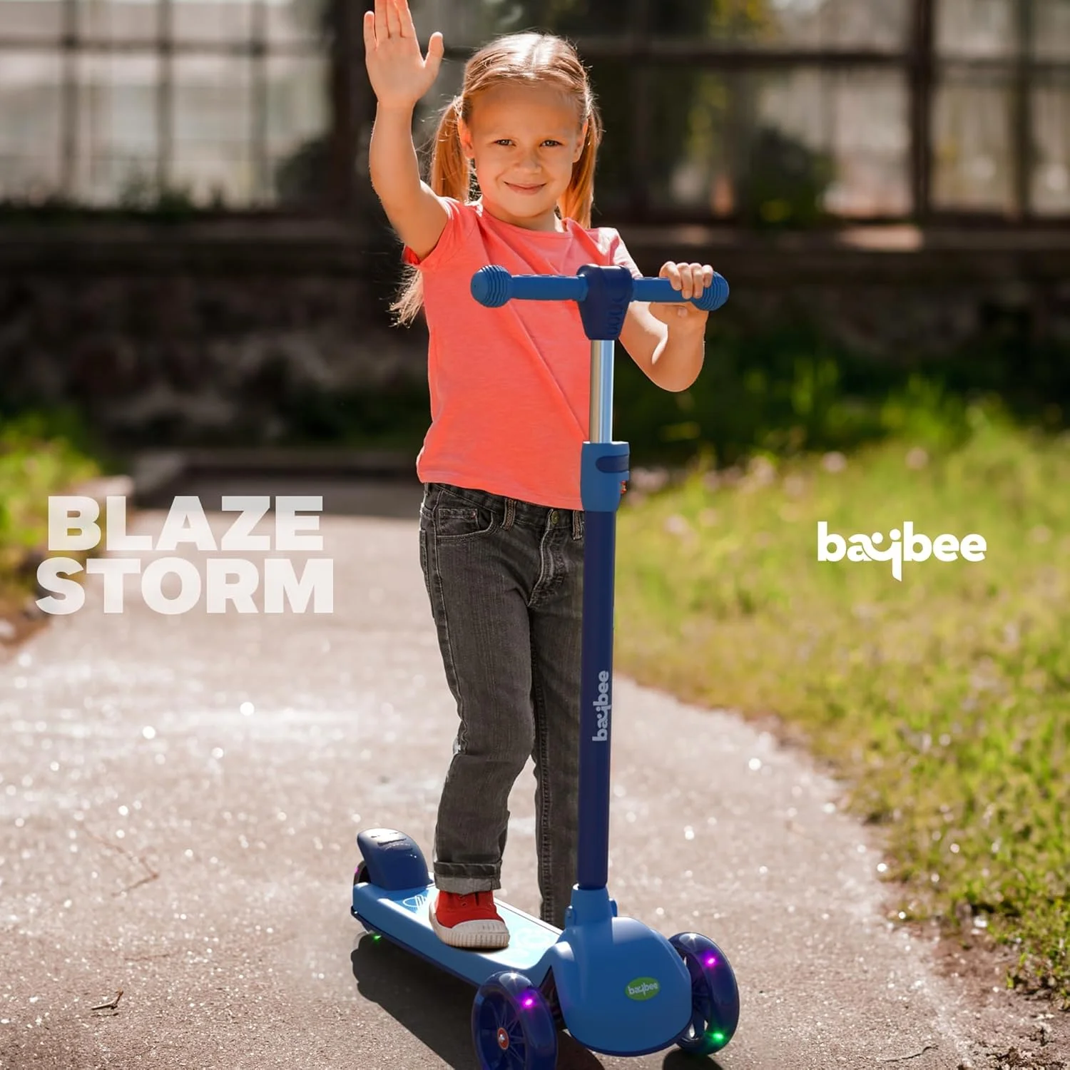 اسکوتر اسکیت طوفان آتشین Baybee Blaze برای کودکان، اسکوتر 3 چرخ با دسته قابل تنظیم در 4 ارتفاع، اسکوتر ضربه ای با چرخ های PU LED و ترمز عقب | اسکوتر رانر برای کودکان 3 تا 8 سال دختر و پسر اسکوتر اسکیت طوفان آتشین Baybee Blaze برای کودکان، اسکوتر 3 چرخ با دسته قابل تنظیم در 4 ارتفاع، اسکوتر ضربه ای با چرخ های PU LED و ترمز عقب | اسکوتر رانر برای کودکان 3 تا 8 سال دختر و پسر