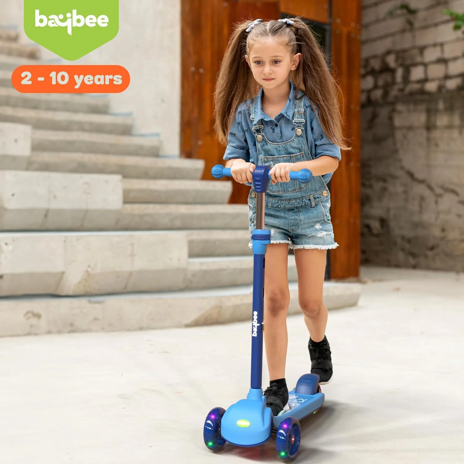 اسکوتر اسکیت طوفان آتشین Baybee Blaze برای کودکان، اسکوتر 3 چرخ با دسته قابل تنظیم در 4 ارتفاع، اسکوتر ضربه ای با چرخ های PU LED و ترمز عقب | اسکوتر رانر برای کودکان 3 تا 8 سال دختر و پسر اسکوتر اسکیت طوفان آتشین Baybee Blaze برای کودکان، اسکوتر 3 چرخ با دسته قابل تنظیم در 4 ارتفاع، اسکوتر ضربه ای با چرخ های PU LED و ترمز عقب | اسکوتر رانر برای کودکان 3 تا 8 سال دختر و پسر